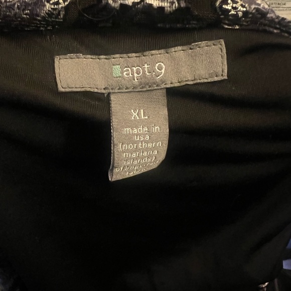 cute black and silver velvet tank top(really soft) - Picture 4 of 5